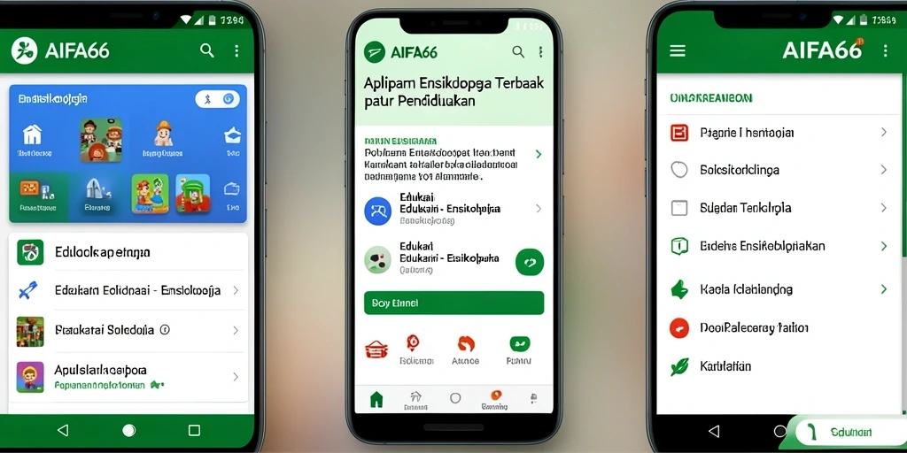 Tampilan antarmuka AIFA66 yang informatif dan mudah digunakan.