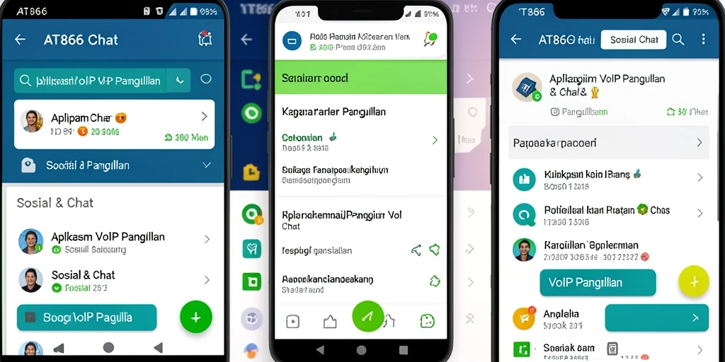 Antarmuka pengguna AT866 yang ramah dan mudah digunakan.