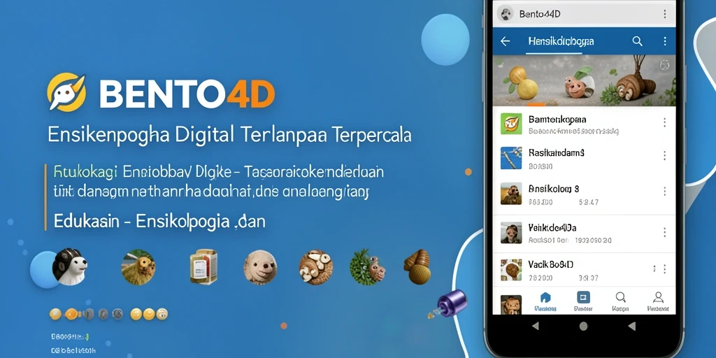 Tampilan antarmuka BENTO4D yang informatif dan menarik.